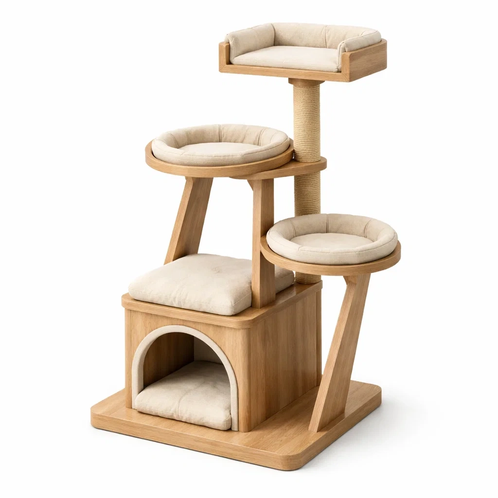 Espace de vie pour chats,Arbre à chat - URBANZENVIBES