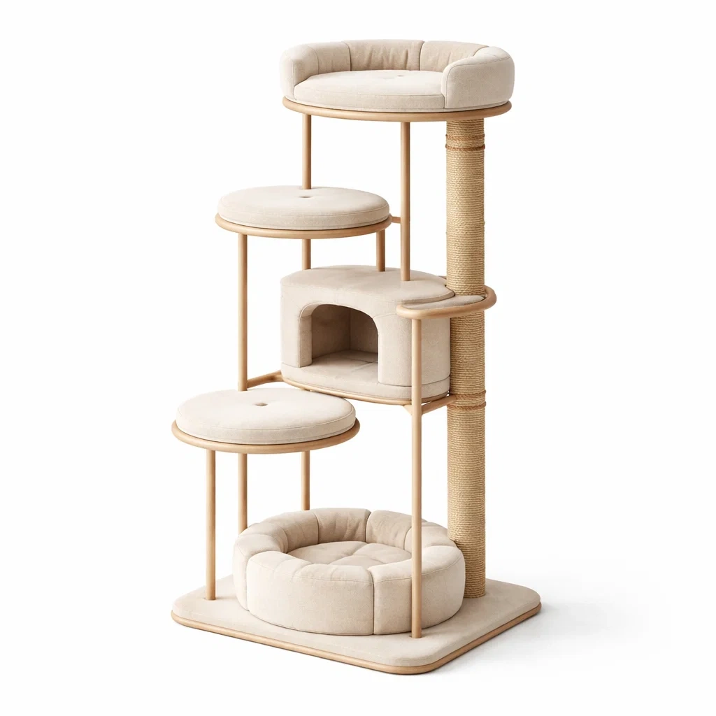 Espace de vie pour chats,Arbre à chat - URBANZENVIBES