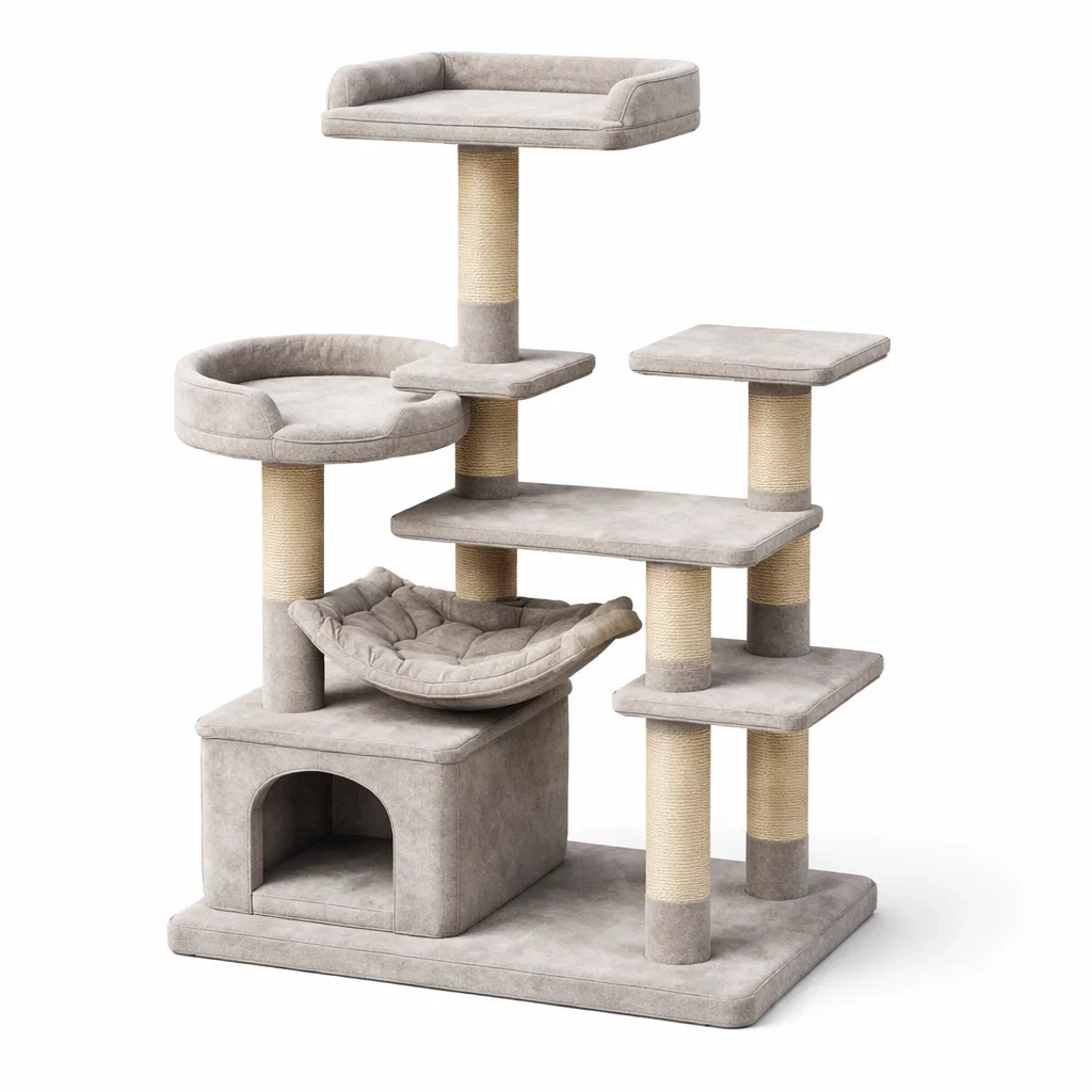 Espace de vie pour chats,Arbre à chat - URBANZENVIBES