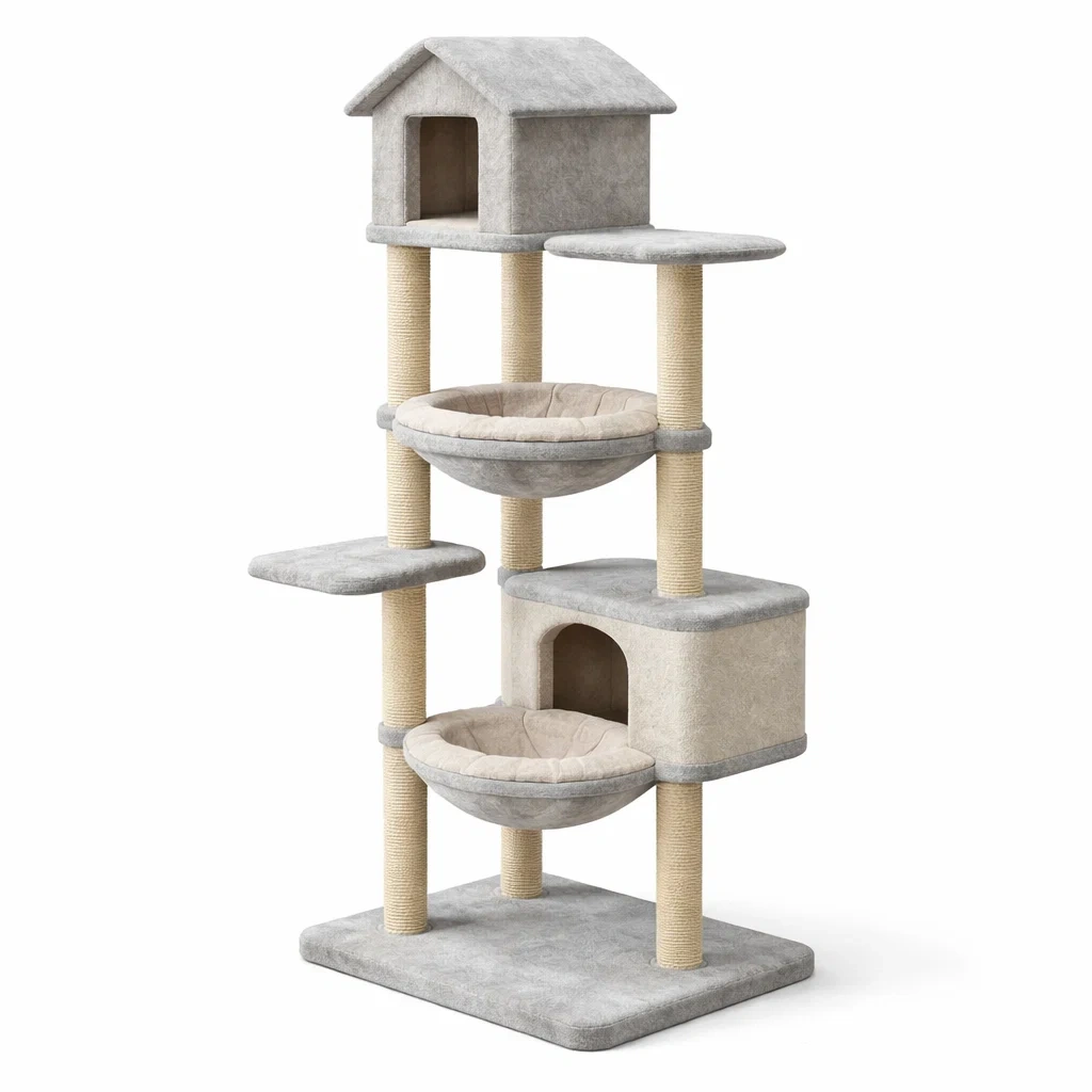 Espace de vie pour chats,Arbre à chat - URBANZENVIBES