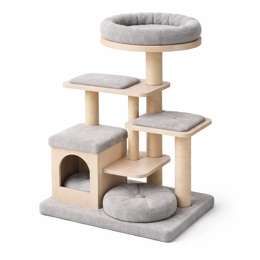 Espace de vie pour chats,Arbre à chat - URBANZENVIBES