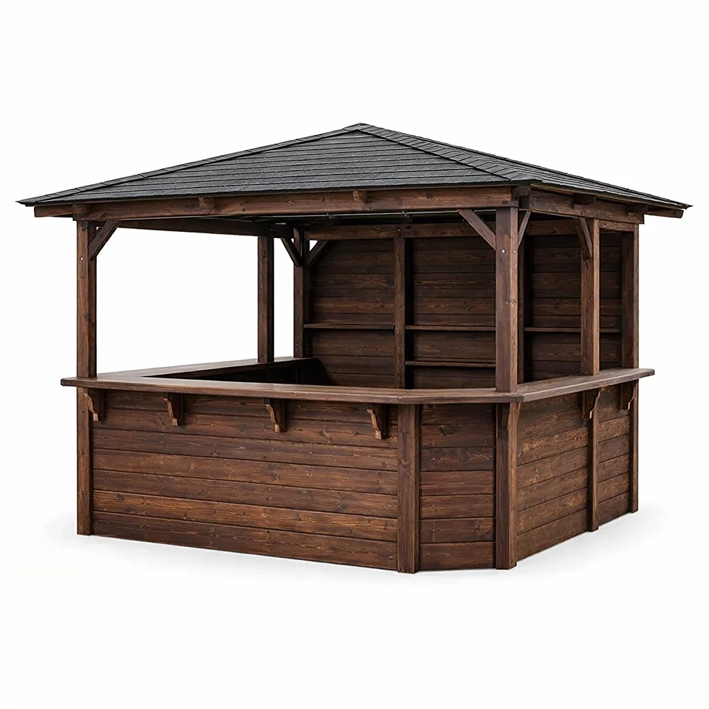 Espace architectural extérieur,Kiosque bar de jardin - URBANZENVIBES