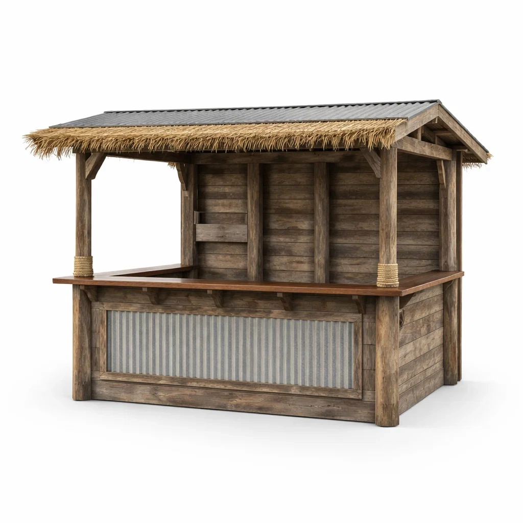 Espace architectural extérieur,Kiosque bar de jardin - URBANZENVIBES