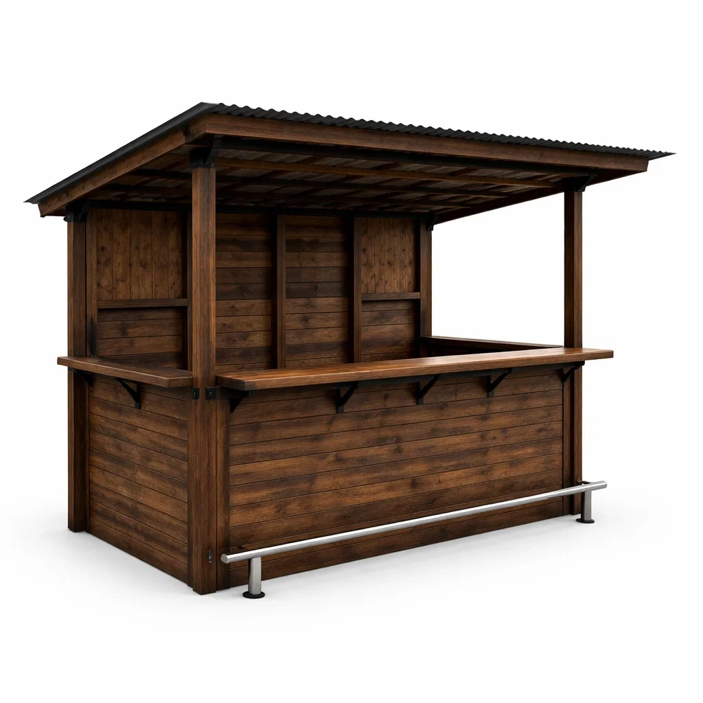 Espace architectural extérieur,Kiosque bar de jardin - URBANZENVIBES