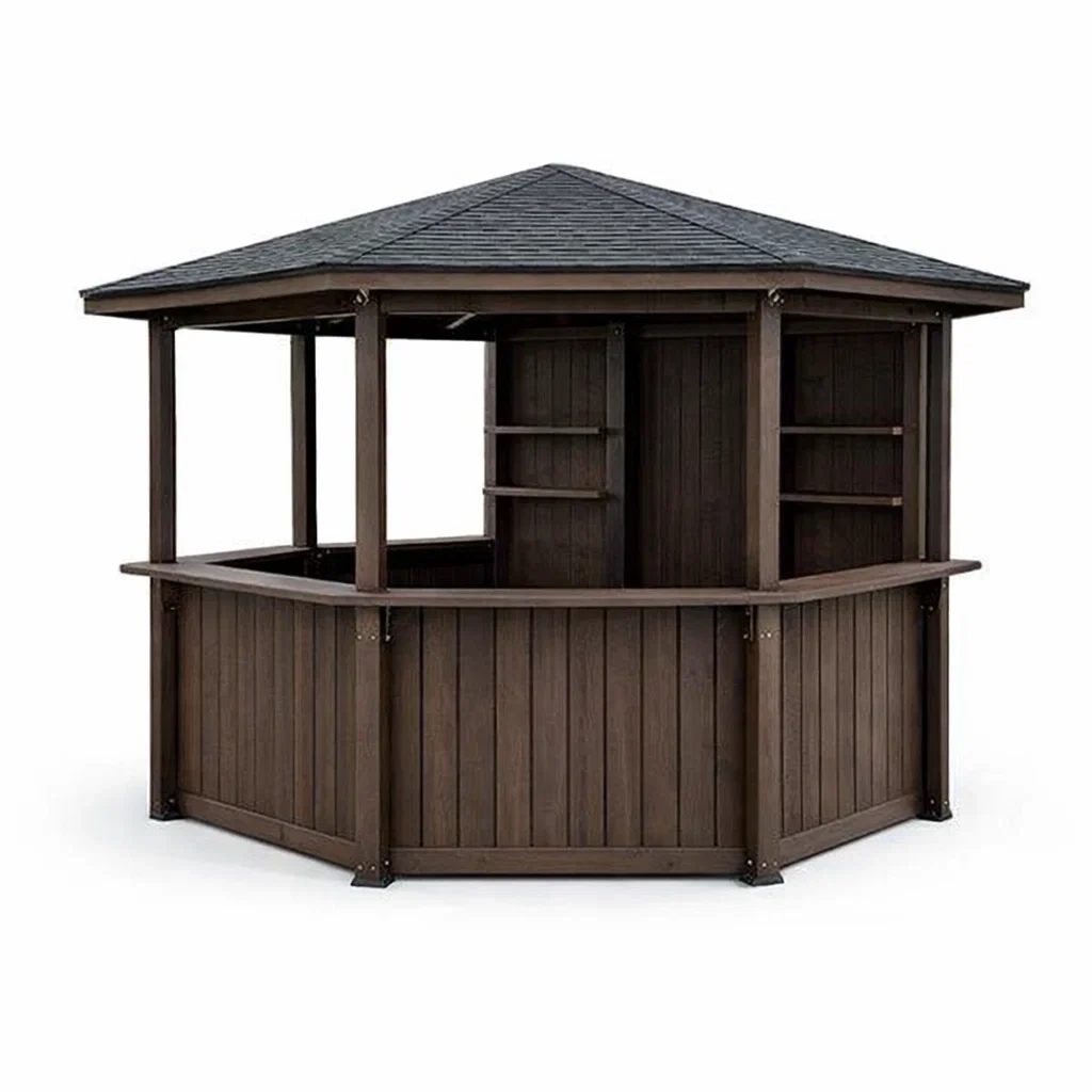 Espace architectural extérieur,Kiosque bar de jardin - URBANZENVIBES