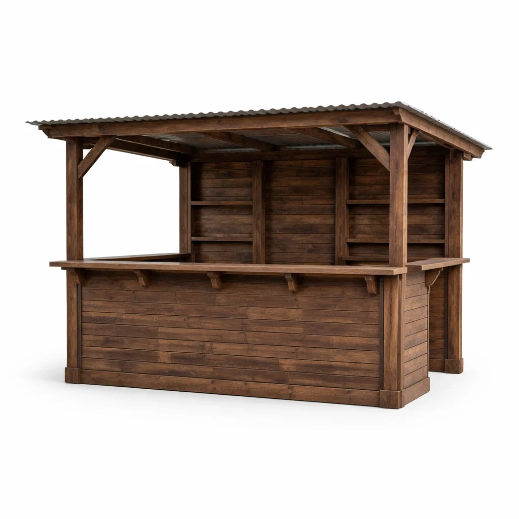 Espace architectural extérieur,Kiosque bar de jardin - URBANZENVIBES