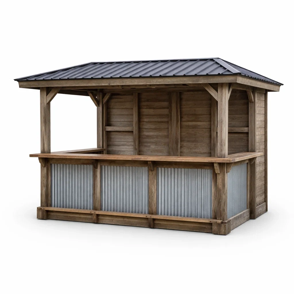 Espace architectural extérieur,Kiosque bar de jardin - URBANZENVIBES