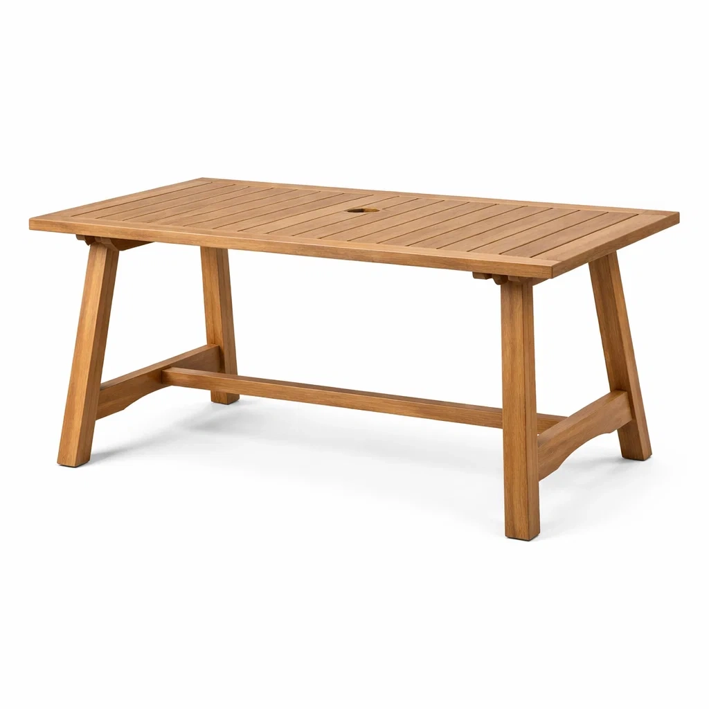 Table en bois 200x90x75 cm-NESTFUSIONLIVING