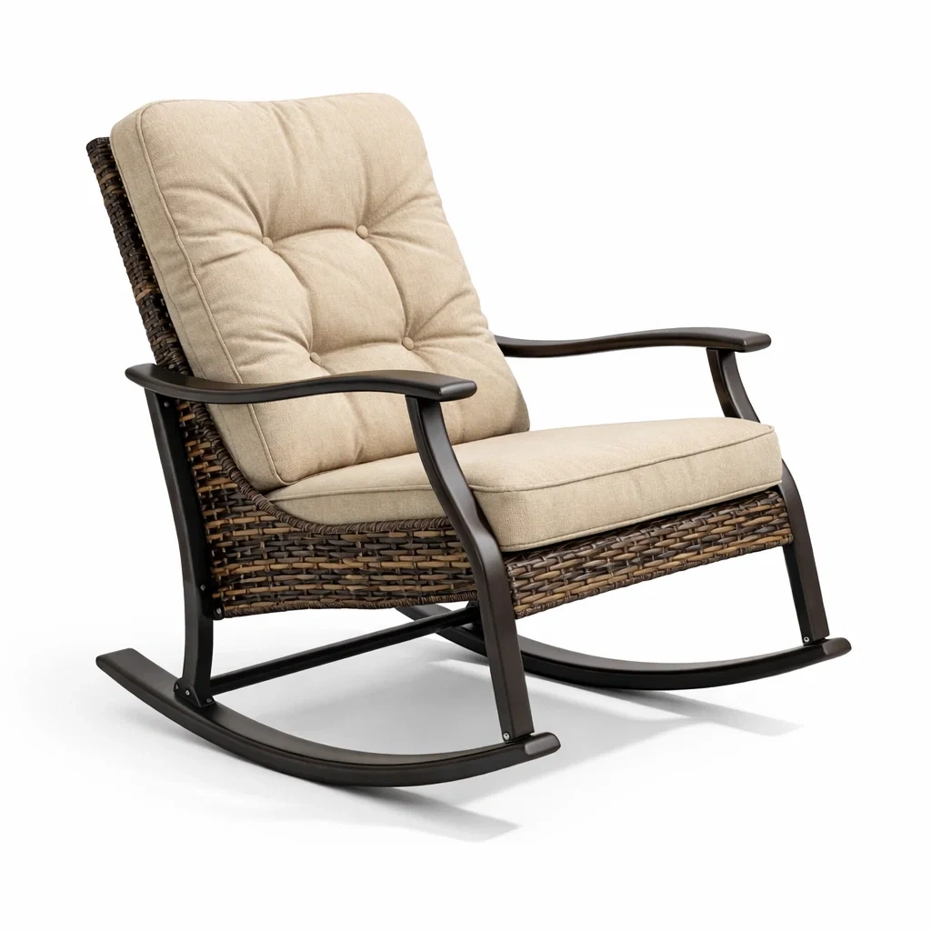 Sedia a dondolo da terrazza