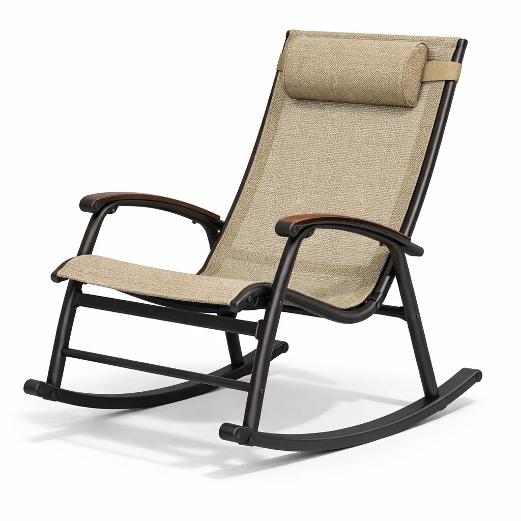 Sedia a dondolo da terrazza