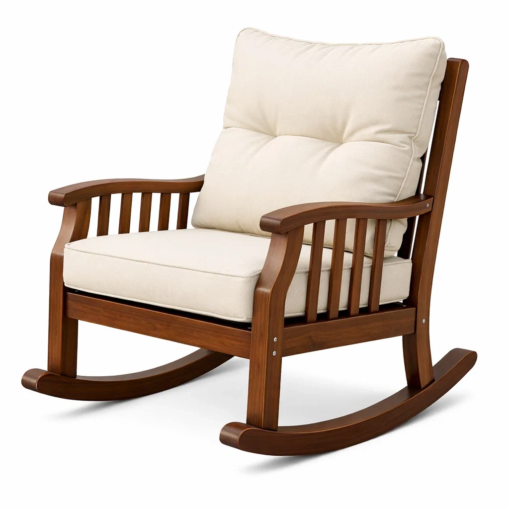 Sedia a dondolo da terrazza