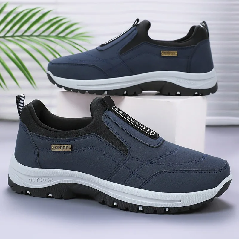 ⏰Last Day 50% OFF🔥Men's Orthopedic Lightweight Foot Pain Relief Slip-on Shoes Waterproof & Anti-Slip Rubber Sole