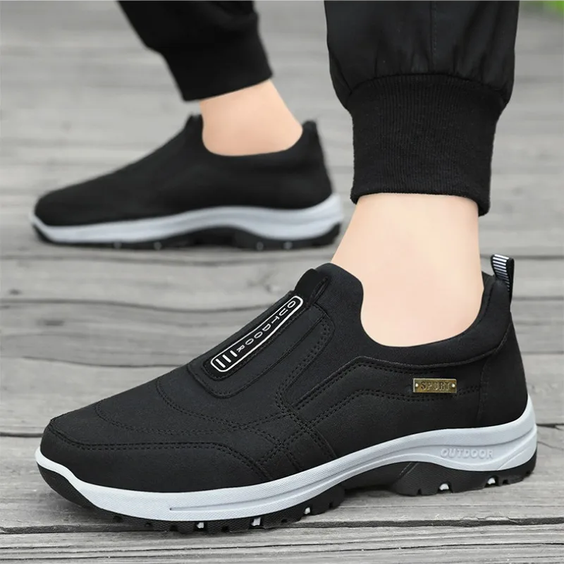 ⏰Last Day 50% OFF🔥Men's Orthopedic Lightweight Foot Pain Relief Slip-on Shoes Waterproof & Anti-Slip Rubber Sole