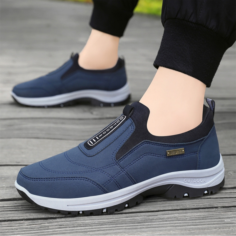⏰Last Day 50% OFF🔥Men's Orthopedic Lightweight Foot Pain Relief Slip-on Shoes Waterproof & Anti-Slip Rubber Sole