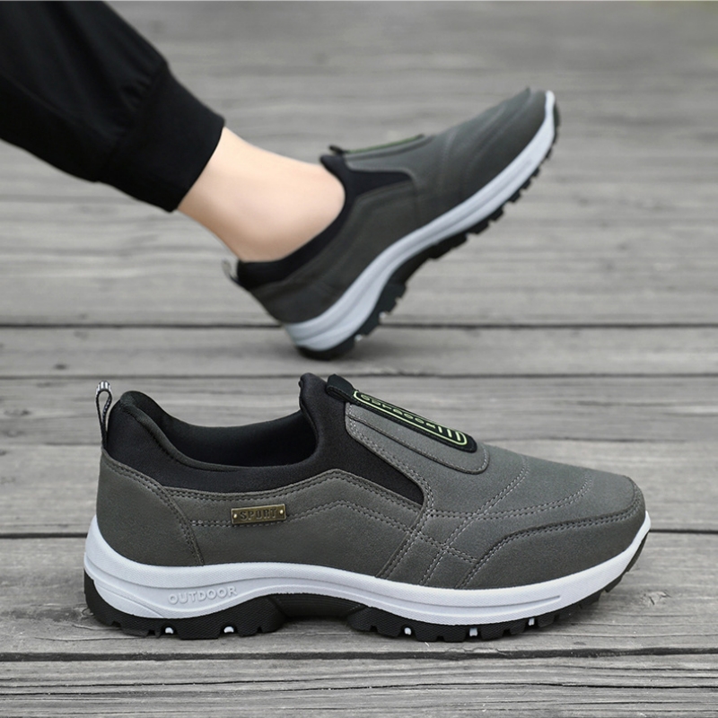 ⏰Last Day 50% OFF🔥Men's Orthopedic Lightweight Foot Pain Relief Slip-on Shoes Waterproof & Anti-Slip Rubber Sole