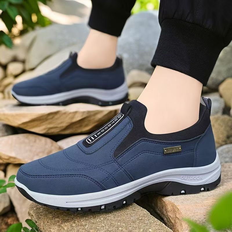 ⏰Last Day 50% OFF🔥Men's Orthopedic Lightweight Foot Pain Relief Slip-on Shoes Waterproof & Anti-Slip Rubber Sole