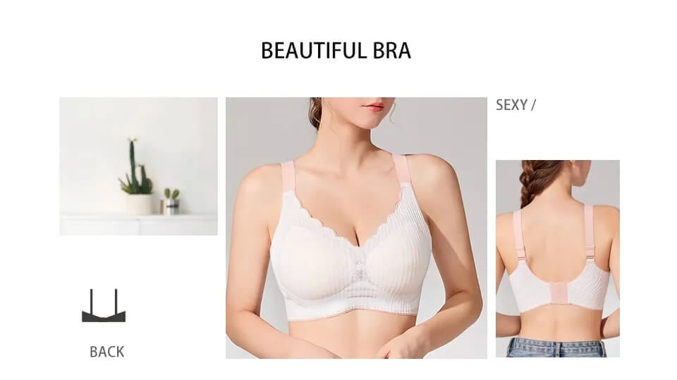 FallSweet Sexy Plus Size Lace Seamless Bra