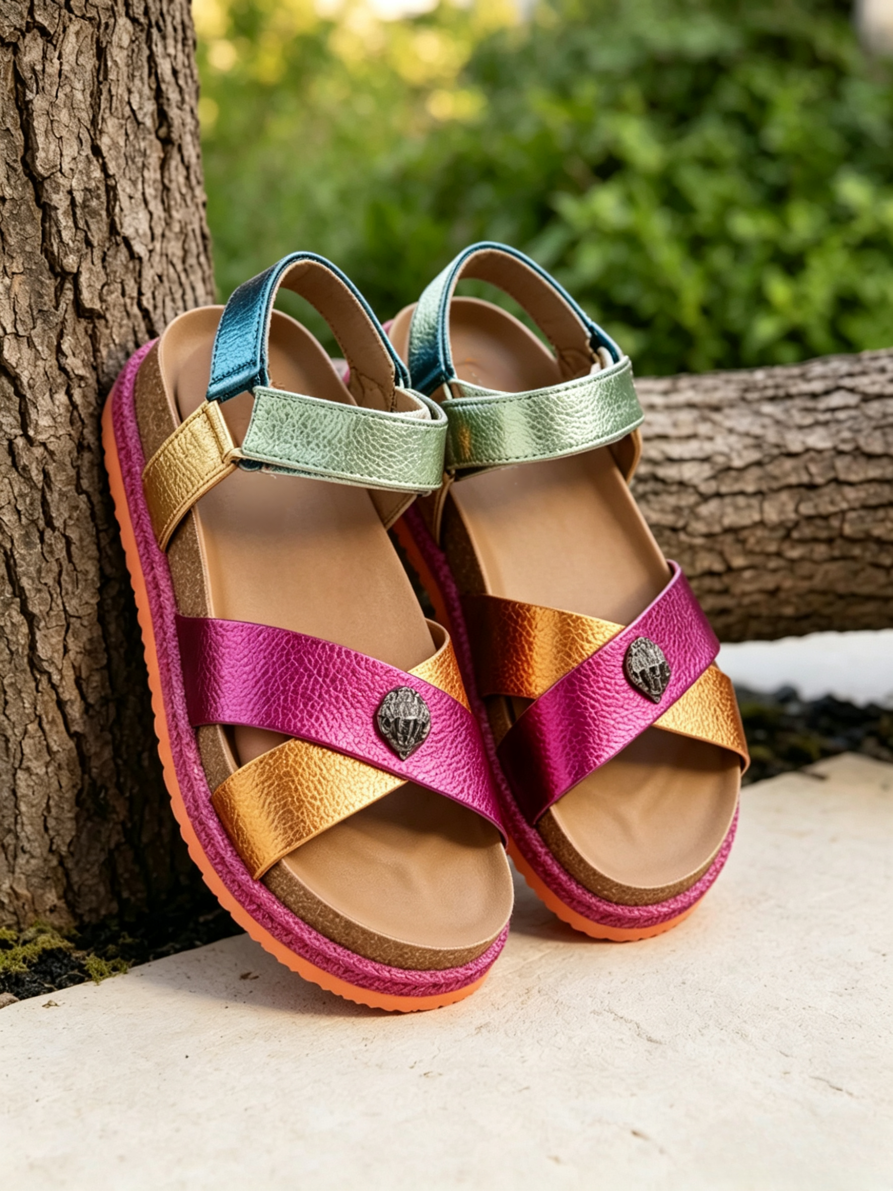 ⏰Flash Sale 50% OFF🔥Bohemian Style Woven Wedge Summer Sandals, Dopamine flip-flops