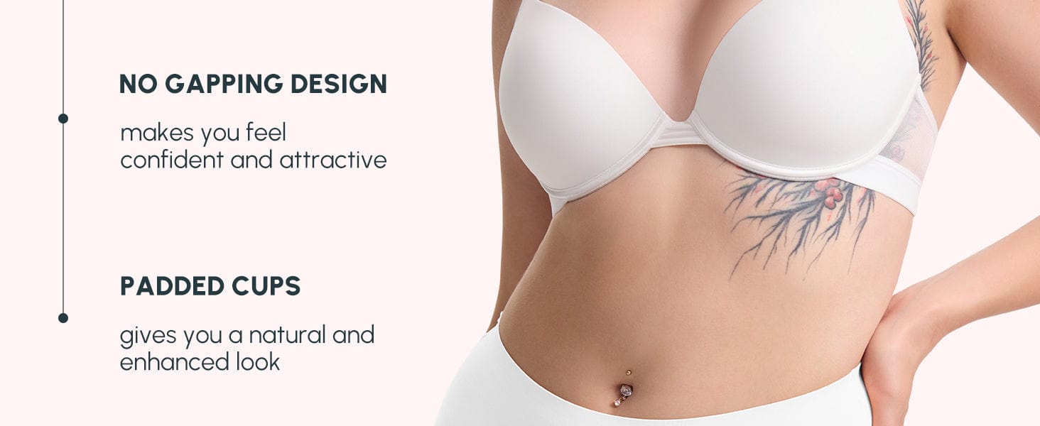 Fallsweet“No gap" Push up bra for small breast