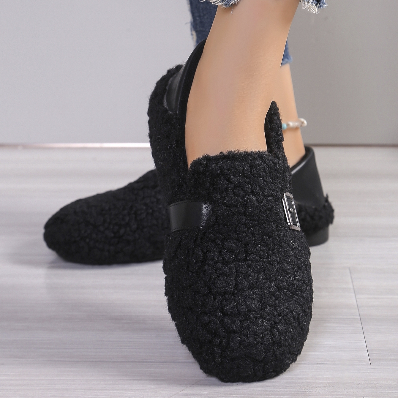 Women's thick warm non-slip cotton shoes