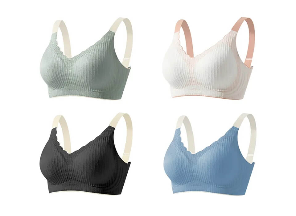 color of FallSweet Sexy Plus Size Lace Seamless Bra