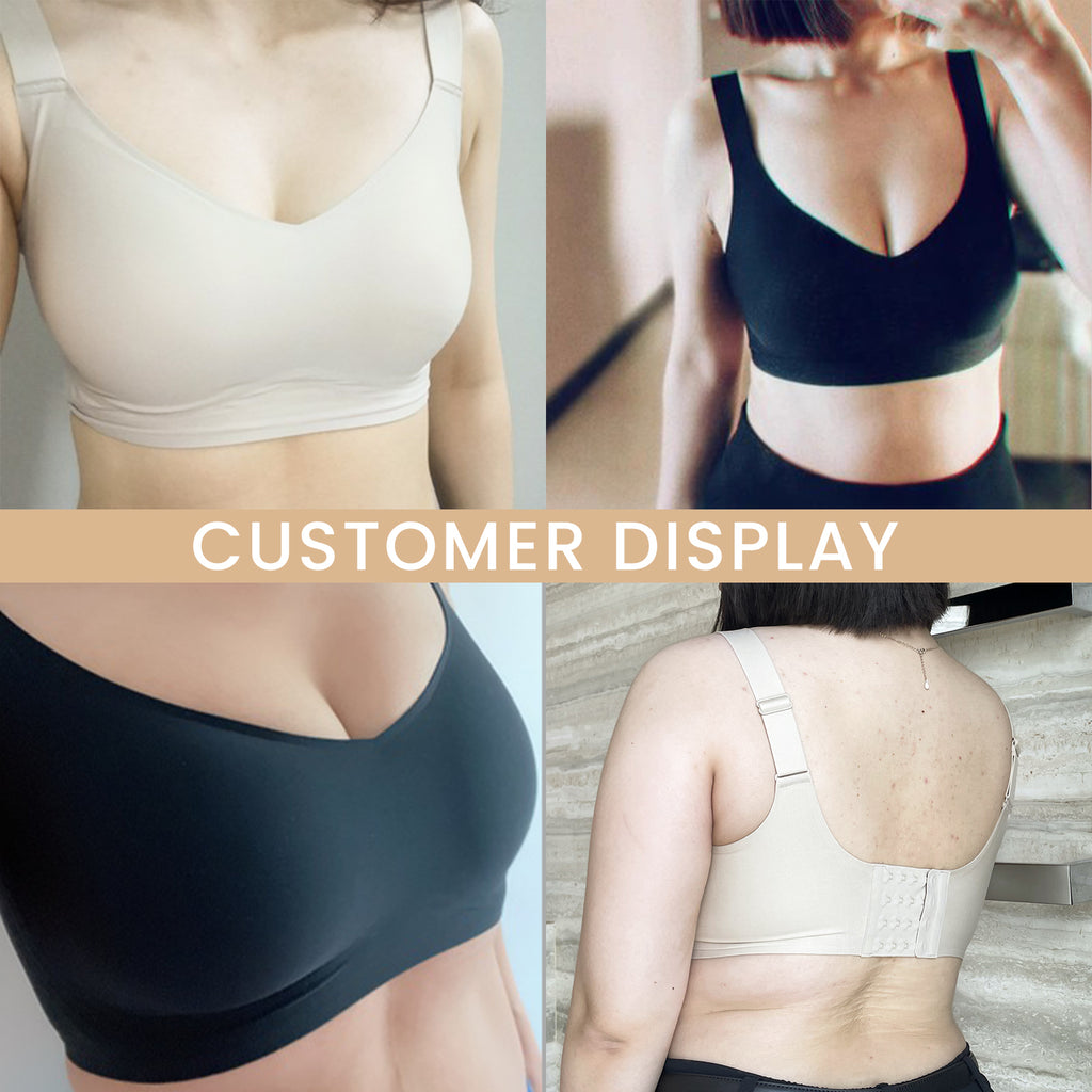 customer display of FallSweet Full Coverage Stretch Everyday Bra