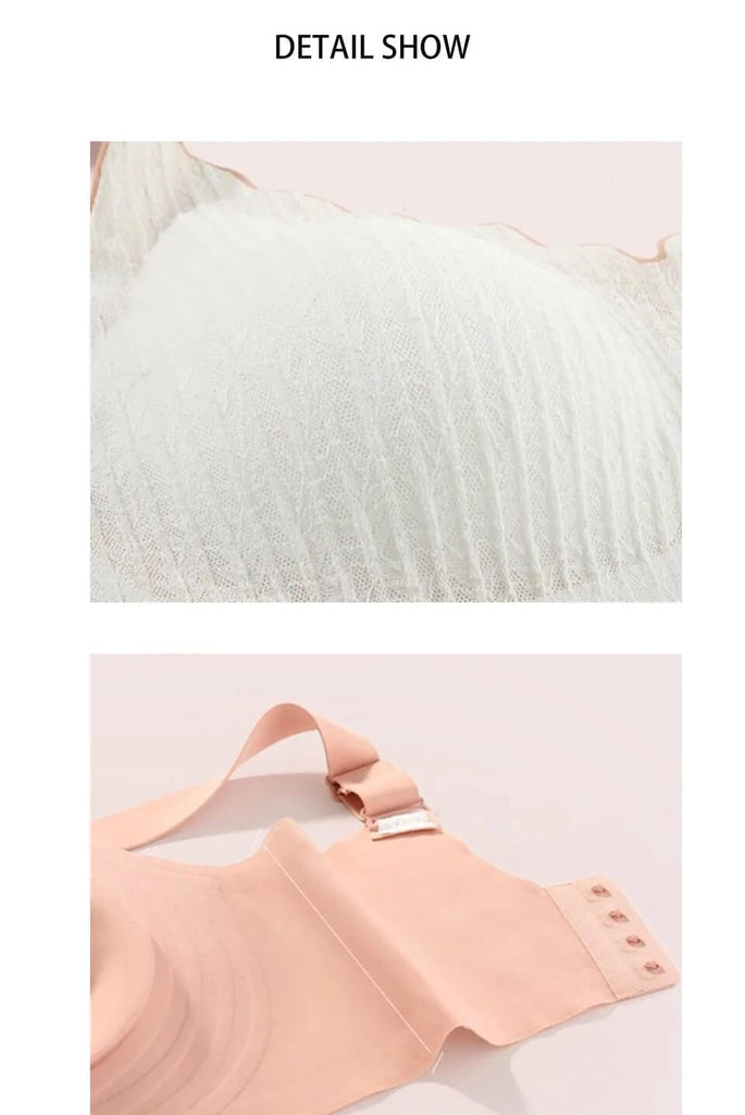 details of FallSweet Sexy Plus Size Lace Seamless Bra