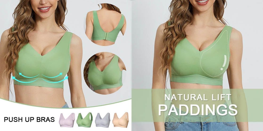 "Feel like not wearing one" Plus Size Wireless Sports Bra