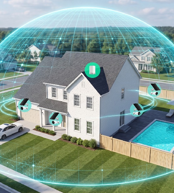Protect every corner of your home with smart Valki cameras designed to work together.