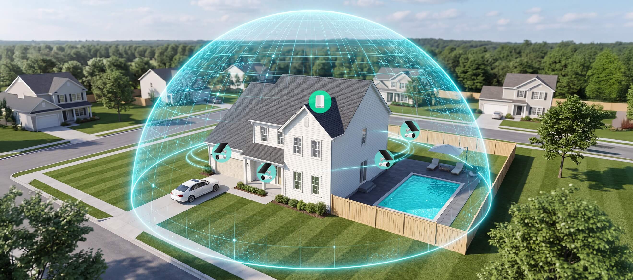 Protect every corner of your home with smart Valki cameras designed to work together.