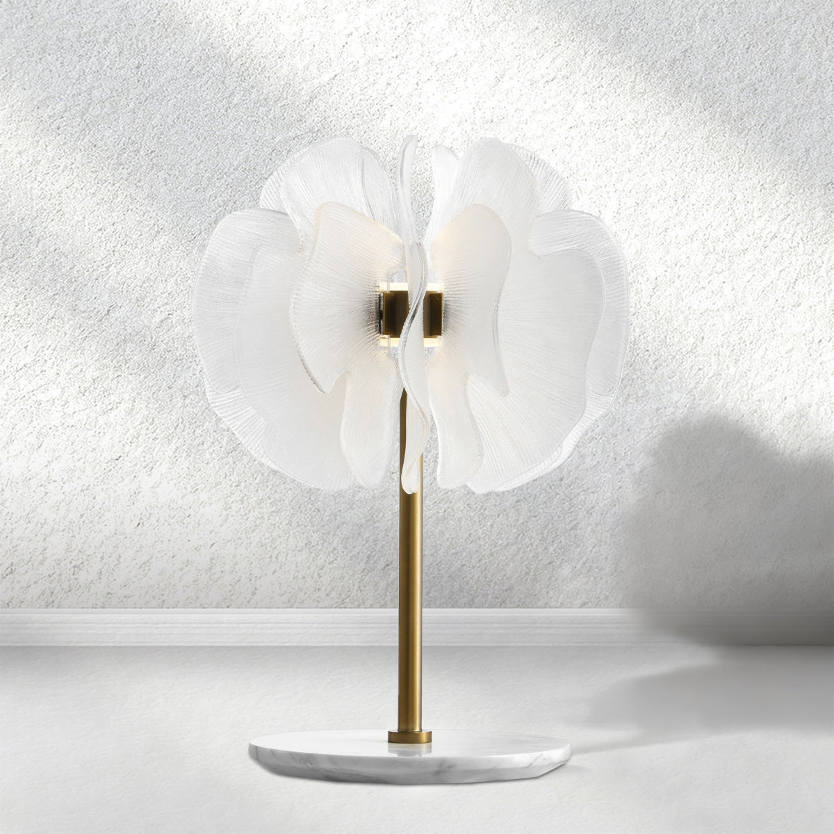 Carey Jellyfish Brass Floor Lamps