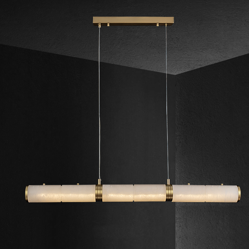Alabaster Modern Art Linear Pendant