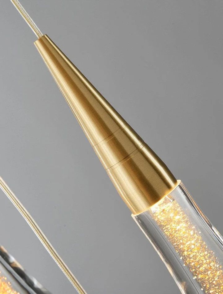 Amoy Glass Staircase Chandelier