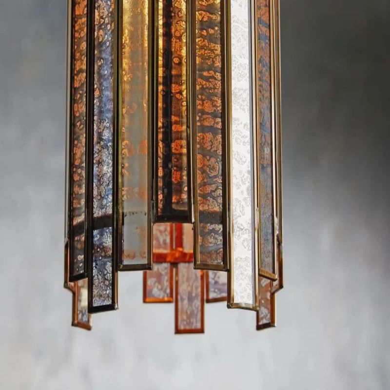 Artistic Glass Lailar Pendant Light 