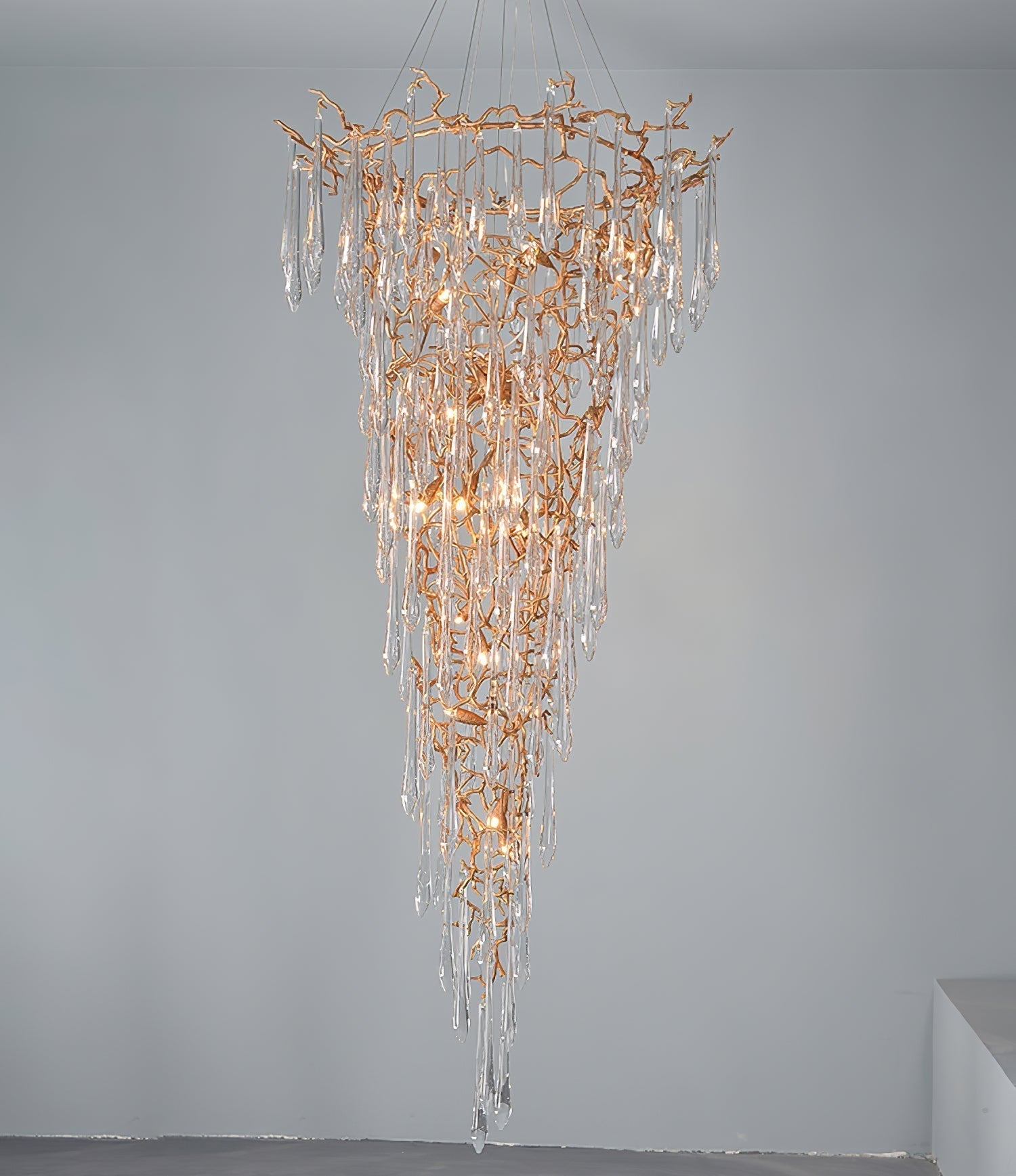 Branch Aqua Parable Chandelier