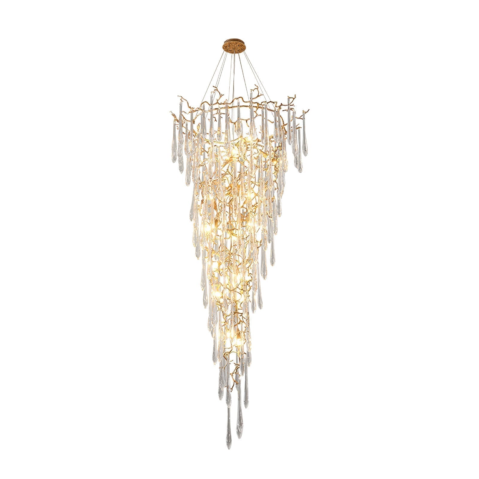 Branch Aqua Parable Chandelier