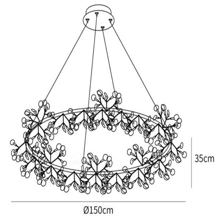 Branch Firefly LED Chandelier