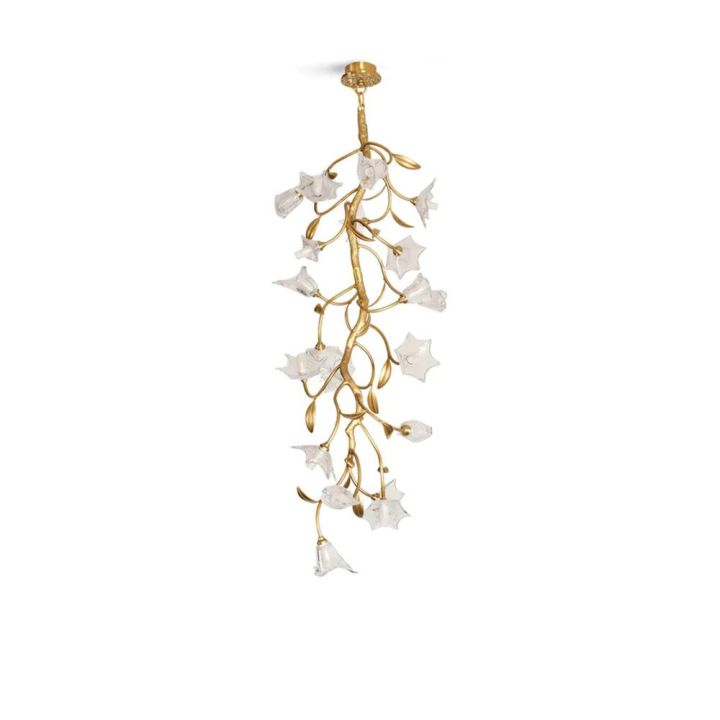 Branch Flower Craftsman Chandelier