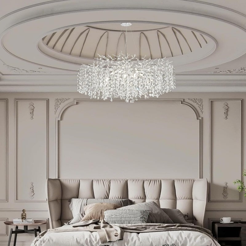 Branch Modern Tree Crystal Chandelier 55"L 30"D 40"D