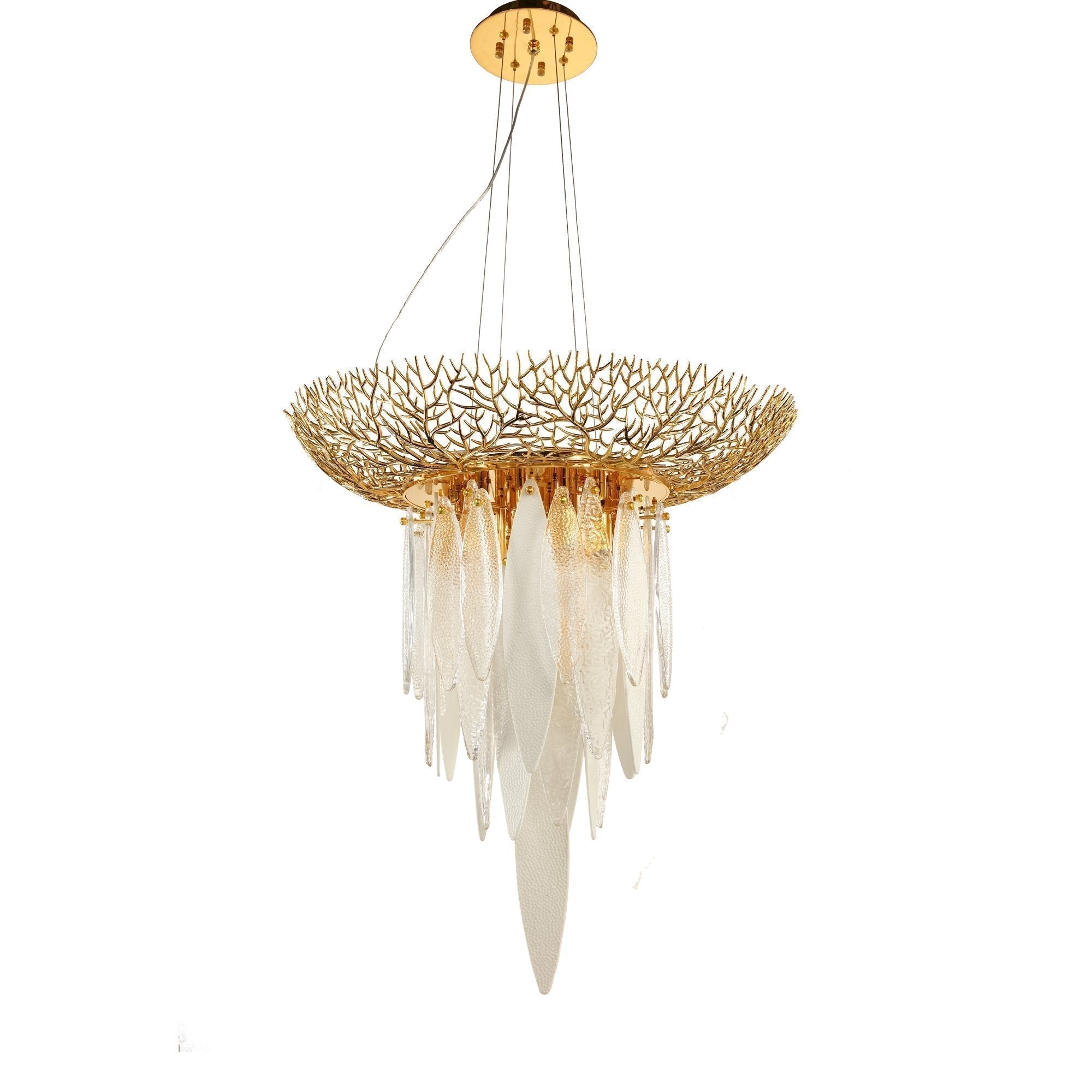 Branch Murano Glass Chandelier