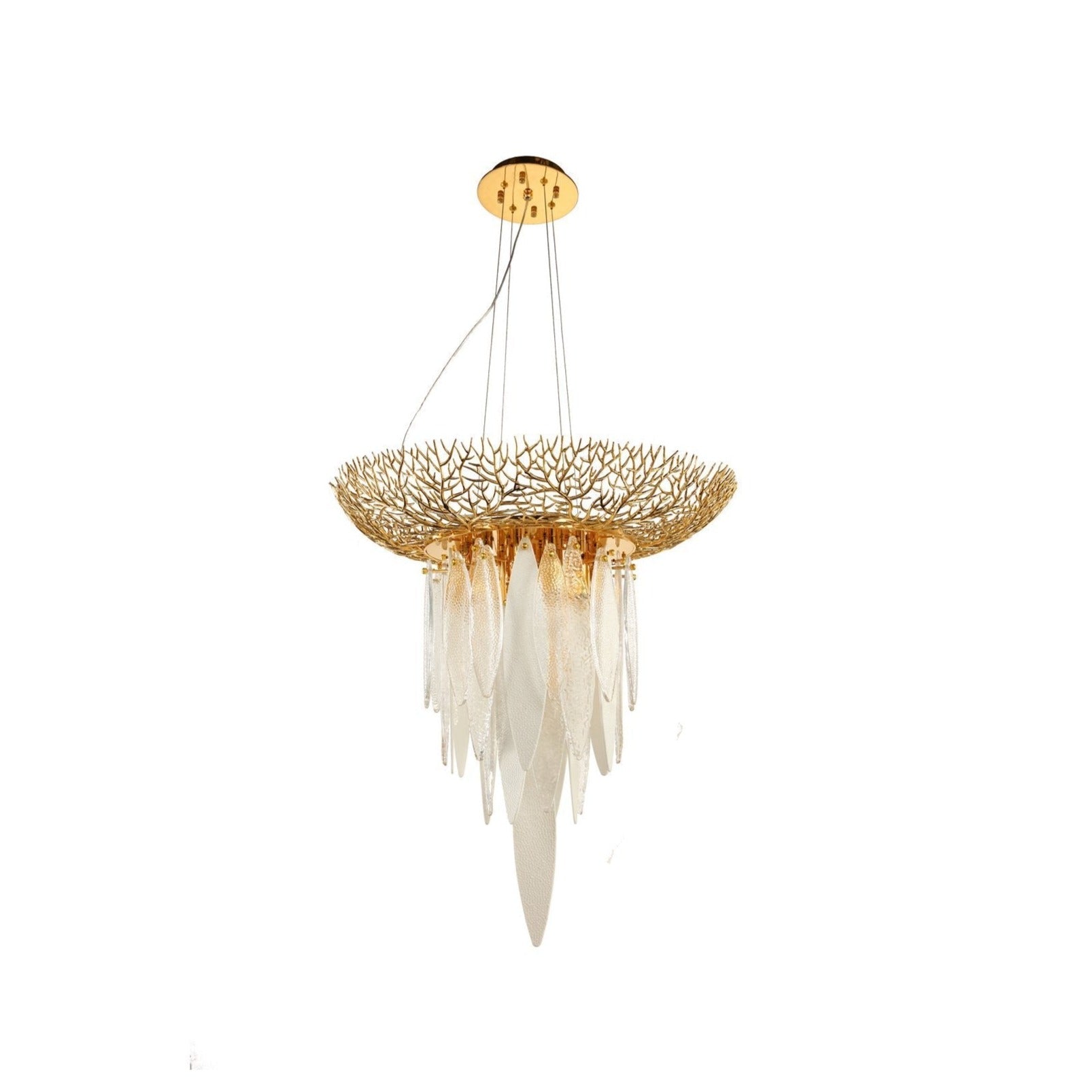 Branch Murano Glass Chandelier