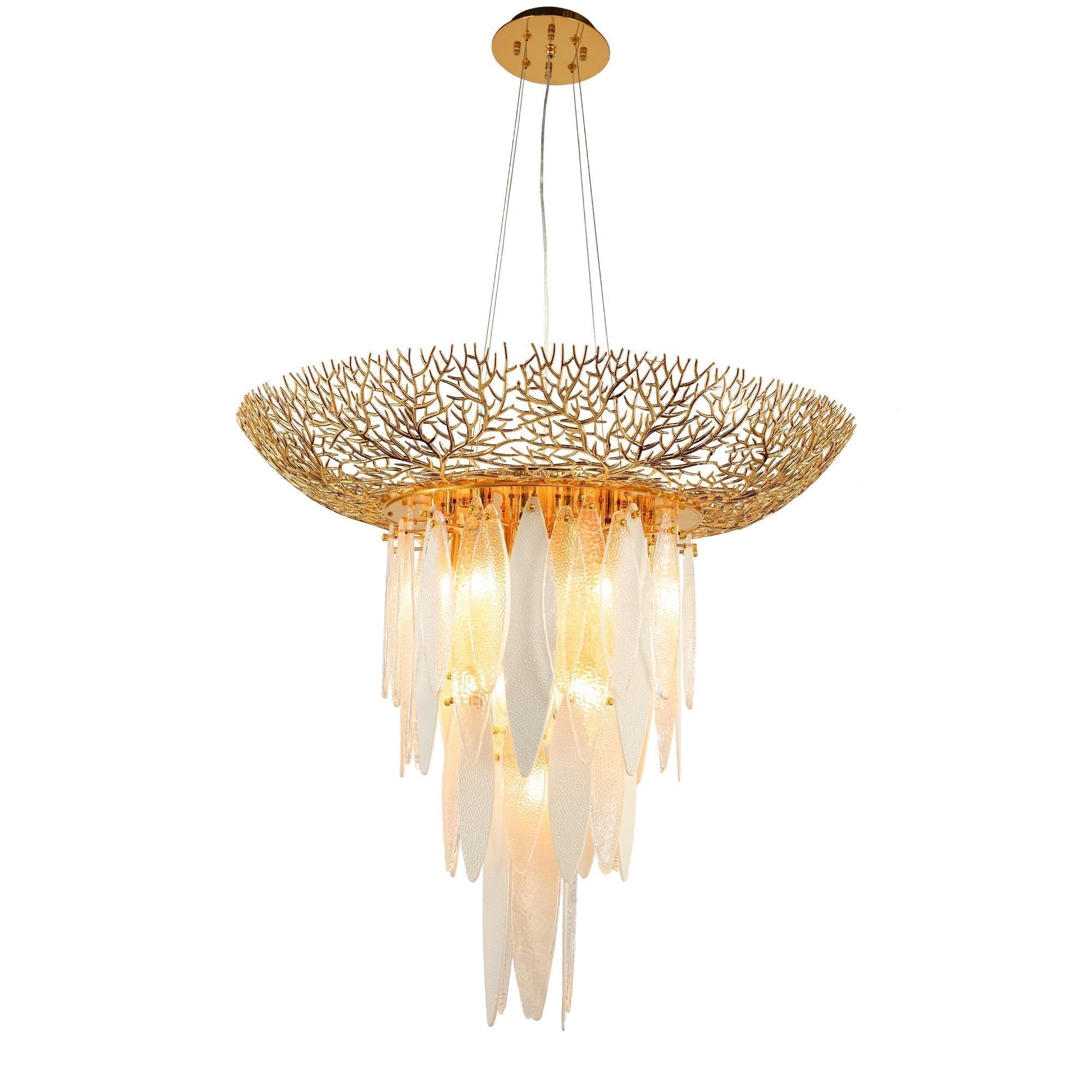 Branch Murano Glass Chandelier