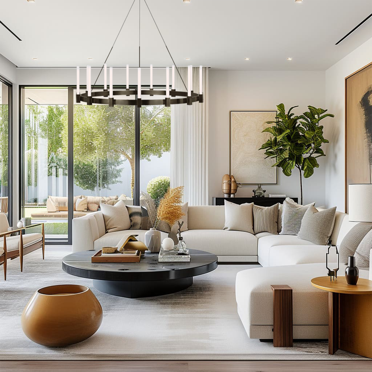 Candlestick Round Chandelier