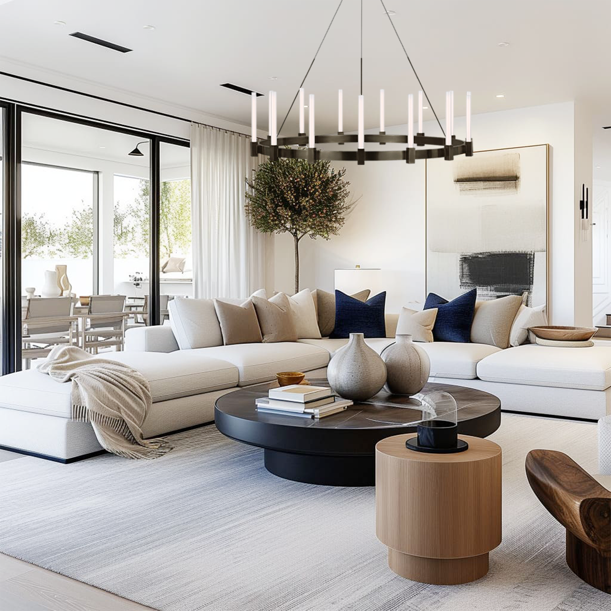 Candlestick Round Chandelier