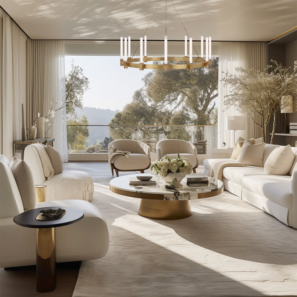 Candlestick Round Chandelier