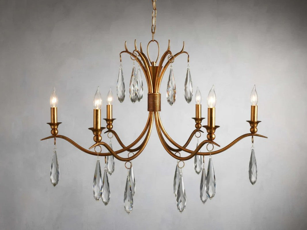 Celine Crystal Chandelier 36" 59"