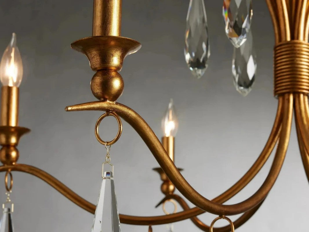 Celine Crystal Chandelier 36" 59"