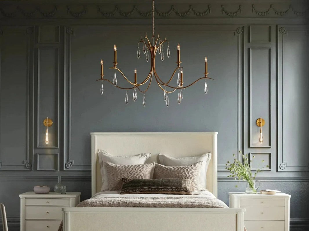 Celine Crystal Chandelier 36" 59"