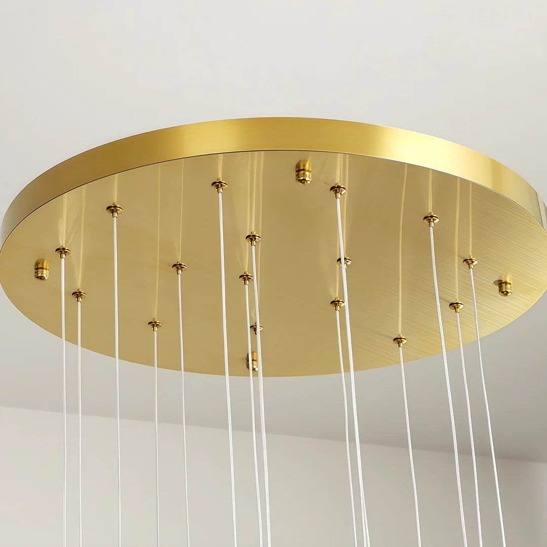 Ceramic Chandeliers Luxury Tulip Flower Ceiling Light