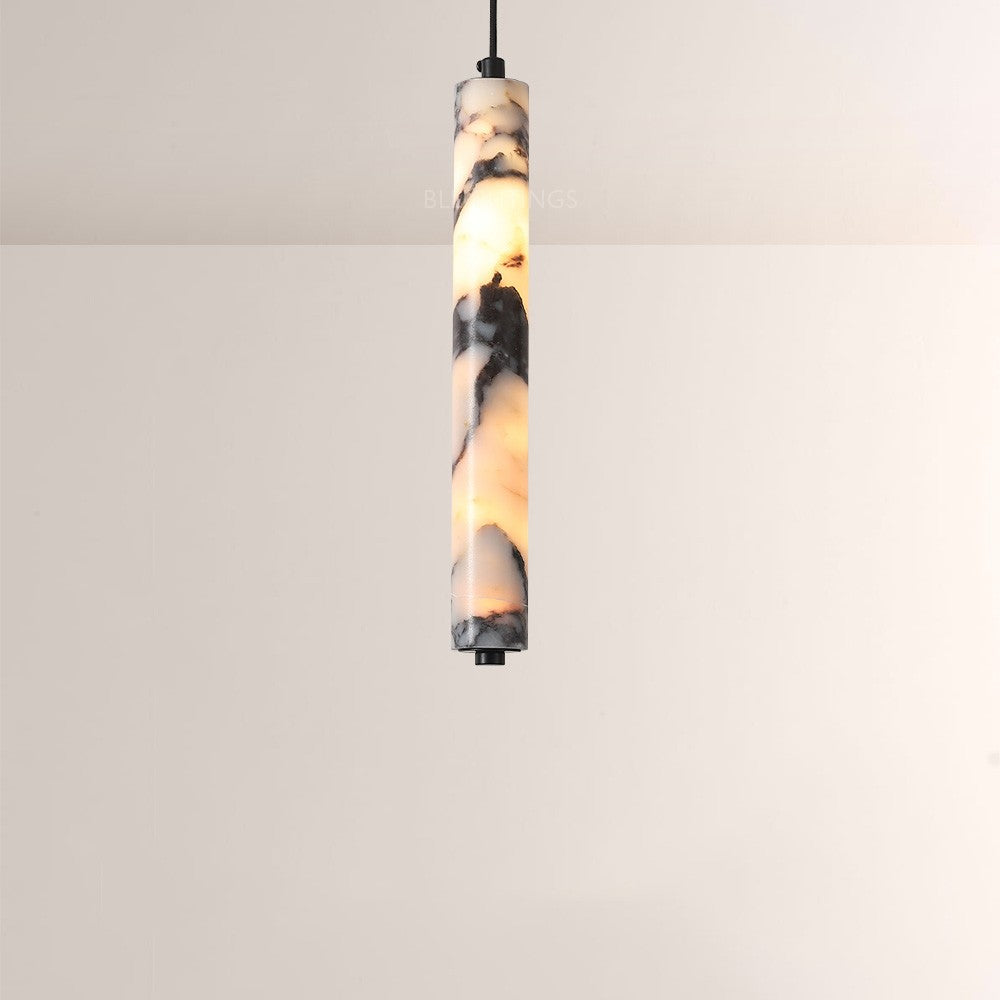 Collins Landscape-Marble Cylinder Pendant(1/3-Head)